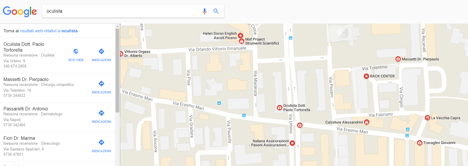 Studio su Maps